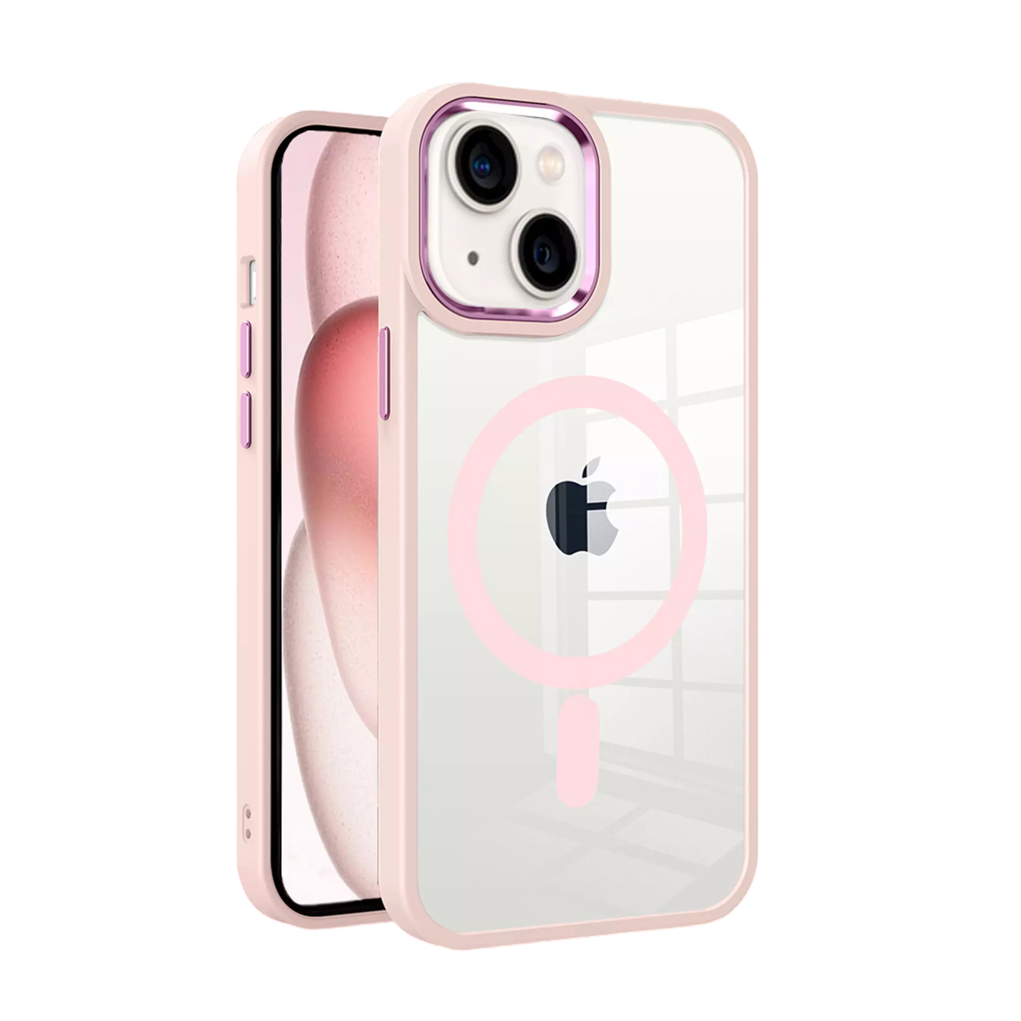 Transparent Hybrid MagSafe Case for iPhone 14 Plus / 15 Plus Transparent Hybrid MagSafe Case for iPhone 14 Plus / 15 Plus